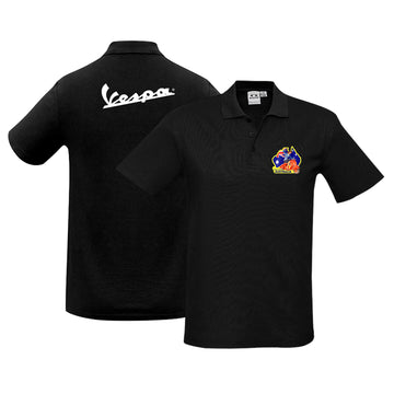 VESPA GIRL - MENS POLO SHIRT